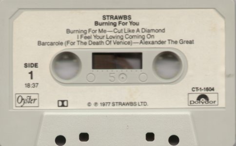Burning US cassette Side 1